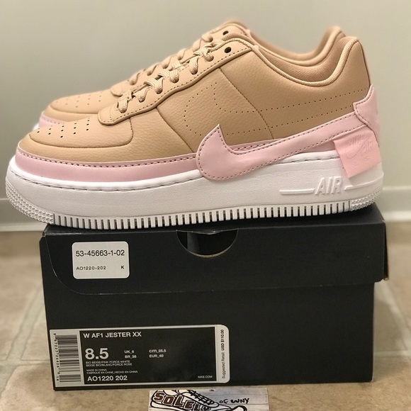 NEW Nike Air Force 1 Jester XX AF1 Pink White - Picture 4 of 8